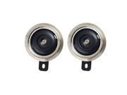 Pair of DC 12V Car Auto Vehicle Warn Loud Horn Trumpet