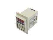 White AC 220V Power on Delay Timer Time Relay 1 999 Minute 8 Pins ASY 3D