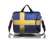 15 Sweden Flag Prints Messenger Shoulder Bag Sleeve Case Cover for PC Laptop