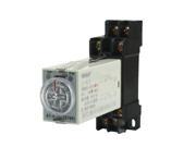 Panel Mounted 110VAC 5A 8 Pin DPDT 60s Power On Delay Time Relay Timer
