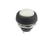 Global Bargains 2-Pin Terminals 12mm Threaded SPST Momentary White Pushbutton Switch 250VAC 3A Global Bargains 2-Pin Terminals 12mm Threaded SPST Momentary White Pushbutton Switch 250VAC 3A