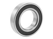 Unique Bargains 6007RS Black Rubber Sealed Deep Groove Ball Bearing 35 x 62 x 14mm