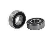 Unique Bargains 6203RS Deep Groove Ball Bearings 2 Pcs for Rollerblade