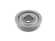 Unique Bargains 15mm x 6mm x 5mm Silver Tone Sealed Flanged Ball Bearing