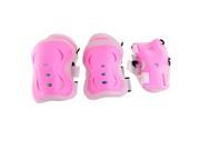 Outdoor Sports Safety Protective Gear Set Elbow Pads Knee Brace Wrist Guard For Girls