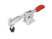 Red Plastic Covered Handle 227Kg Horizontal Toggle Clamp Hand Tool 225D