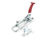 Red Plastic Coated Grip Door Button Type Metal 900Kg 1984 Lbs Toggle Clamp Red Plastic Coated Grip Door Button Type Metal 900Kg 1984 Lbs Toggle Clamp