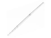 Universal 6 Sections Telescopic Rod Antenna Silver Tone for Phone Radio
