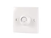 AC220V 200W Rotatable Button Control Adjustable Fan Speed Square Wall Switch