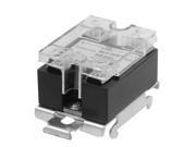 Unique Bargains 35mm DIN Rail Mount DC to AC Control Solid State Relay 50A SSR 50DA