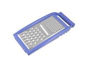 Home Kitchen Blue Plastic Frame Vegetable Peeler Cheese Fruit Graters