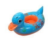 24.8 Outside Dia Duck Shaped Inflatable Swimming Boat Orange Blue