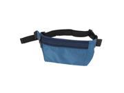 Unique Bargains Men s Adjustable Strap Blue Nylon Waist Pouch Bag