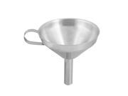 Unique Bargains 4.1 Mouth Diameter Silver Tone Stainless Steel Laboratory Kitchen Measure Filter Funnel