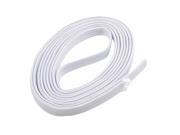Home Family White Elastic Band 2.2M 7.1Ft for Trousers
