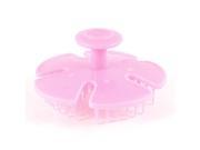 Family Hair Head Body Scalp Massage Massager Shampoo Brush Pink