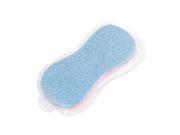 Durable Practical Expanding Bone Shaped Microfiber Car Wash Sponge Pink Blue