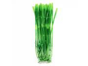 Unique Bargains Ceramic Base Green Artificial Grass 15.7 High for Fish Tank Adorn