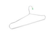 Unique Bargains 15.4 Metal Clothes Hanger Hook Silver Tone for Home Clothing Shop