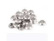 20 Pcs Silver Tone 3mm Dia Hole Sink Strainer Drainer Stopper Filter Replacements