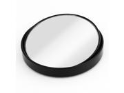 Car Black Round Convex Wide Angle Rearview Blind Spot Mirror 8cm Dia