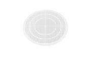 White Round Shape Plastic Shower Floor Drain Waste Water Trap