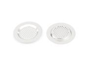 3 Dia Stainless Steel Sink Strainer Waste Drain Stopper Filter 2 Pcs