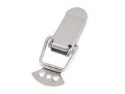 Unique Bargains Closet Drawer Silver Tone Stainless Steel Toggle Latch Catch w Strike 3.5