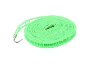 Unique Bargains Outdoor Travel Clothesline Laundry Non slip Washing Clothes Line Rope Green