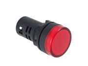 LEDs Indicator Pilot Signal Light Lamp Red Black 220VAC