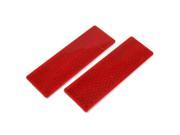 Unique Bargains Unique Bargains Motorcycle Car Body Reflective Sticker Safety Sign Red 5.9 Length x 2