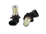 Unique Bargains 2 Pcs 9005 9006 5630 SMD White 33 LED DRL Fog Light Headlight Daytime Bulbs 12V Unique Bargains 2 Pcs 9005 9006 5630 SMD White 33 LED DRL Fog Light Headlight Daytime Bulbs 12V