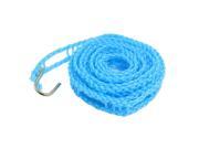 Home 2m Blue Plastic Clothesline Outdoor Clothes Hanging Line