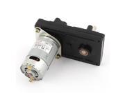 DC 24V 75RPM Output Speed 2 Pin Terminals 8mm Shaft Electric Power Geared Motor