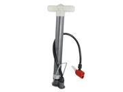 Bicycle Scooter Floor Stand Air Hand Pump Inflator Gray