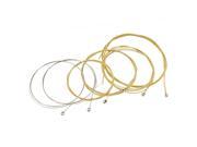 Unique Bargains 6 Pcs Extra Light Steel Acoustic Guitar Strings Replacement