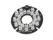 Unique Bargains Unique Bargains 5mm Red 24 LED Infrared Bulbs 80 Degree CCTV Security Camera IR Board