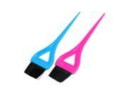 2 x 8.5 Length Blue Purple Black Cleaning Brush for Car Auto A C Flow Vent