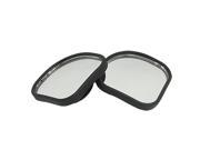 Unique Bargains Mini Design Black Car Side Rear View Blind Spot Mirror 2PCS