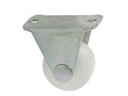 Unique Bargains 1.2 Fixed Type Light Duty PP Industrial Caster Wheel White