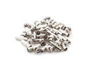 CCTV BNC 1 Male to 2 Female M F 3 Way RG59 Coaxial Connector Tee Adapter 25pcs