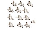CCTV BNC 1 Female to 2 Female F F 3 Way RF Coaxial Connector Tee Adapter 25pcs