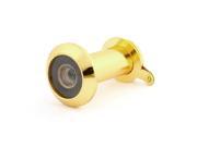 Gold Tone Solid Security 200 Degree Viewing Angle Door Viewer Peep Hole