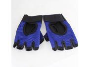 Unique Bargains Breathable Half Finger Sports Gloves Hand Protectors for Unisex