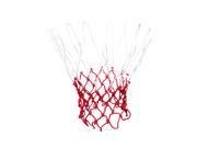 Unique Bargains 19 Long All Weather Nylon Knotted Basketball Net Great Replacement White Red