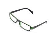 Unique Bargains Child Children Green Black Frame Ajustable Arms Plain Glasses Eyeglasses