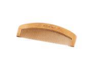 Unique Bargains Retro Wooden Natural Carved Comb Hair Care Tool Fine Tooth