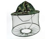 Unique Bargains Men Women Foldable Hiking Fishing Cap Sun Hat Mesh Veil Hooded