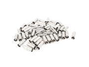 50 Pcs BNC Female to RCA Male Plug Audio Adapter Connectors for CCTV Camera