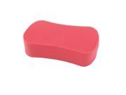 Durable Practical Auto Car Wash Sponge Bone Shaped Block Pink